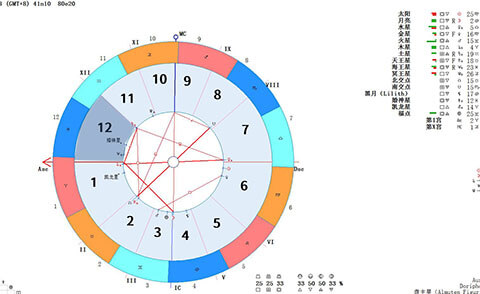 冥王星落在第十二宫-能敏锐地感受到氛围中的黑暗