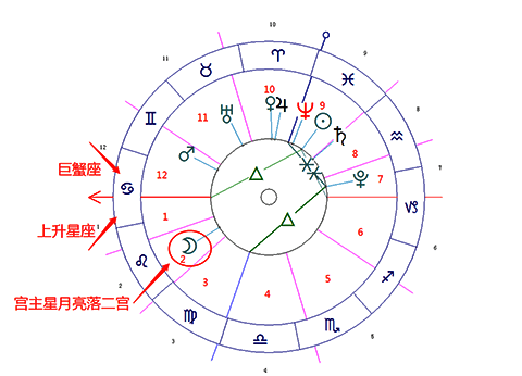 宫主星飞入宫位示例图